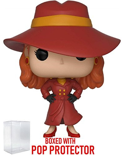 Funko Pop! Animation: Where in the world is Carmen Sandiego? - Carmen Sandiego Vinyl Figure (Bundled with Pop Box Protector Case)