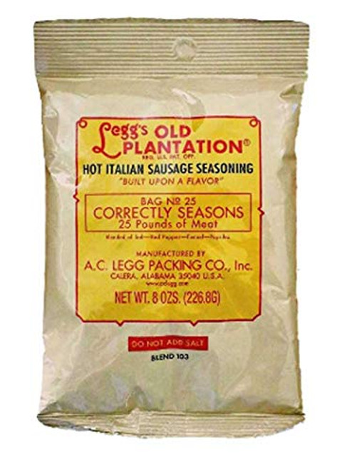 A.C. Legg Hot Italian Sausage Seasoning - PACK OF 4 A.C. Legg Hot Italian Sausage Seasoning - PACK OF 4