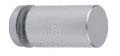 C.R. LAURENCE SDK212SC CRL Satin Chrome Cylinder Style Single-Sided Shower Door Knob