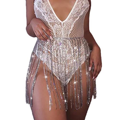 Victray Tassel Belly Waist Chains Crystal Beach Body Chain Fashion Waist Jewelry Rave Body Accessories for Women and Girls Gold Victray Tassel Belly Waist Chains Crystal Beach Body Chain Fashion Waist Jewelry Rave Body Accessories for Women and Girls Gold