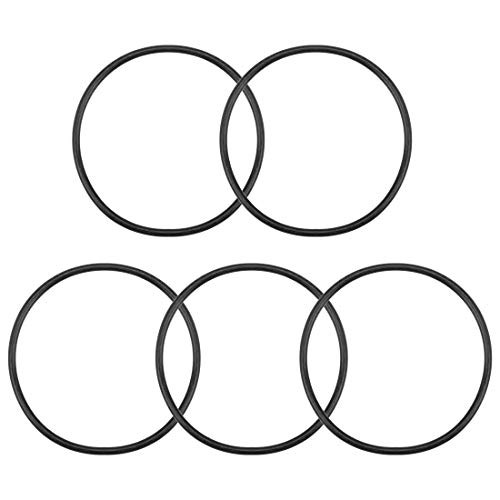 uxcell Nitrile Rubber O-Rings 63.3mm OD 58mm ID 2.65mm Width Metric Buna-N Sealing Gasket Pack of 5