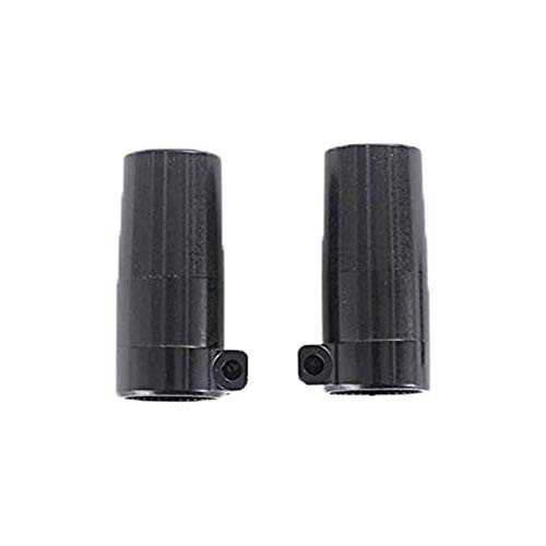 RZXYL Aluminum Rear Axle C Hub Carrier Straight Axle Adapter for SCX10 110 RC Crawler 90046 90047 Axle Parts Black