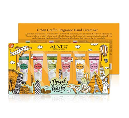 Hand Cream Gift Set 6Pcs Deeply Moisturizing Hand Lotions Travel Size Care Cream Christmas Birthday Gifts for All People