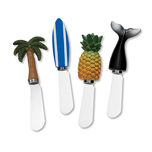 Wine Things Aloha Resin Cheese Spreaders Set of 4