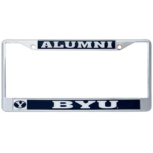 Brigham Young University BYU Cougars NCAA Metal License Plate Frame for Front or Back of Car Officially Licensed Alumni C Brigham Young University BYU Cougars NCAA Metal License Plate Frame for Front or Back of Car Officially Licensed Alumni C