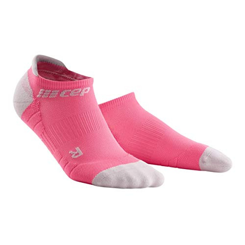 Womens Compression Socks - CEP No Show Socks 3.0 RoseLight Grey II