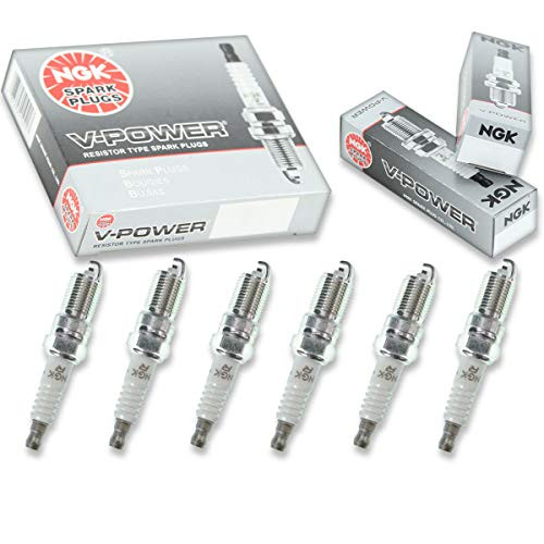 6 pcs NGK V-Power Spark Plugs for 1989-2005 Buick Century 3.3L 3.1L V6 - Engine Kit Set Tune Up