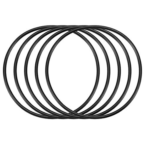 uxcell Nitrile Rubber O-Rings 60mm OD 56.2mm ID 1.9mm Width Metric Buna-N Sealing Gasket Pack of 30