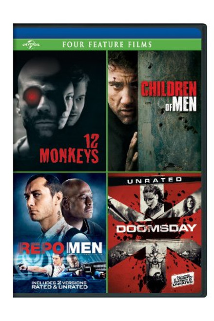 12 Monkeys  Children of Men  Repo Men  Doomsday Four Feature Films