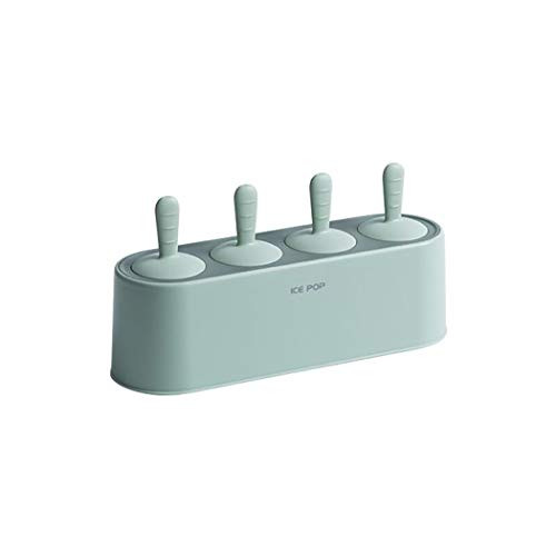 Silicone Popsicle Molds Reusable Ice Pop Molds Maker 4 Pieces Homemade Ice Cream Maker Molds Frozen Pop Tray Green Silicone Popsicle Molds Reusable Ice Pop Molds Maker 4 Pieces Homemade Ice Cream Maker Molds Frozen Pop Tray Green