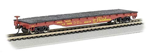 Bachmann Trains 17303 52 Flat Car - Union Pacific 59486 - HO Scale Prototypical Colors Bachmann Trains 17303 52 Flat Car - Union Pacific 59486 - HO Scale Prototypical Colors