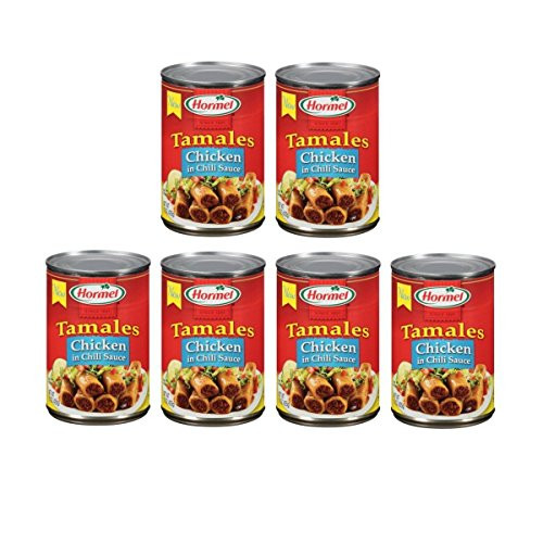 Hormel Chicken Tamales in Chili Sauce 15 oz. Pack of 6