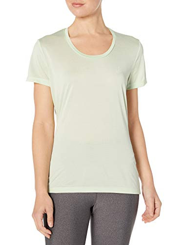 Salomon Womens Standard Agile Short Sleeve TEE W Sea CrestWhiteHeather X-Large