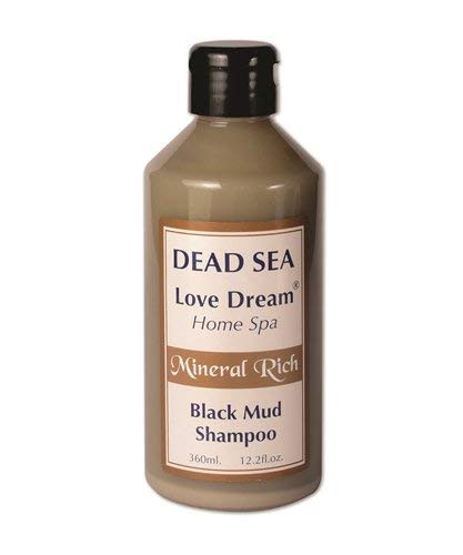 Ein Gedi Black Mud Shampoo - Dead Sea Mineral Mud and Vitamin E 360ml 12.2 fl oz