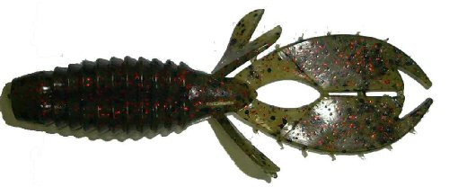 Big Bite Baits 4-Inch Yo Mama Lures-Pack of 8 Watermelon Red Flake