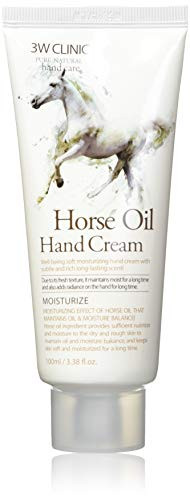3W Clinic Hand Cream Horse Oil 3.38 Ounce