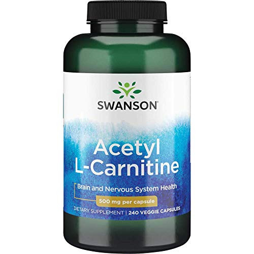 Swanson Acetyl-L-Carnitine Cognitive Health Nervous System Support Protection from oxidative Stress Muscle Health Workout Enhancer from Acetyl-L-carnitine HCl 500 mg per Capsule 240 Capsules Swanson Acetyl-L-Carnitine Cognitive Health Nervous System Support Protection from oxidative Stress Muscle Health Workout Enhancer from Acetyl-L-carnitine HCl 500 mg per Capsule 240 Capsules