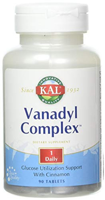 Kal 10 Mg Vanadyl Complex Tablets 90 Count Kal 10 Mg Vanadyl Complex Tablets 90 Count
