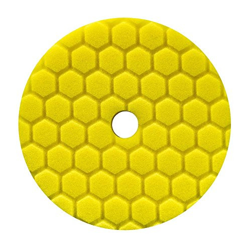 Chemical Guys BUFX111HEX5 Hex-Logic Quantum Heavy Cutting Pad (Yellow, 5.5 Inch) Chemical Guys BUFX111HEX5 Hex-Logic Quantum Heavy Cutting Pad (Yellow, 5.5 Inch)