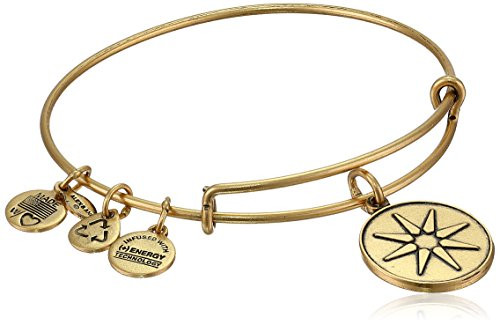 Alex and Ani Bangle Bar inchStar of Venusinch Rafaelian Gold-Tone Expandable Bracelet