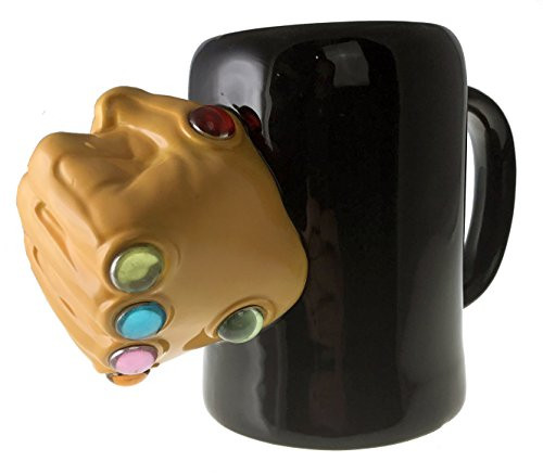 Marvel Thanos Infinity Gauntlet Rings Oversize 3-D Ceramic Mug, 24-Ounces