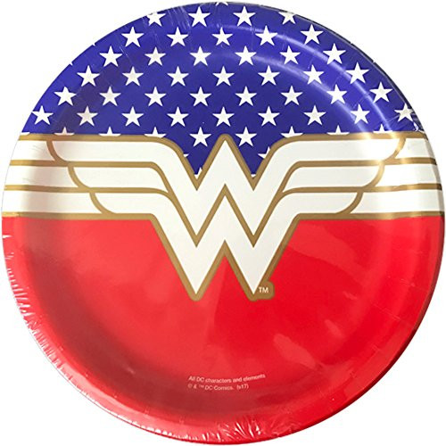 Wonder Woman Small Paper Plates (8ct) Wonder Woman Small Paper Plates (8ct)