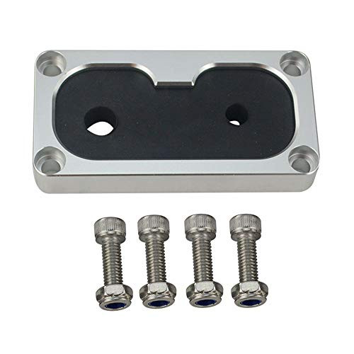 PTNHZ RACING Billet Firewall Shifter Cable Grommet Compatible for Civic Integra wK-Series Swap Silver