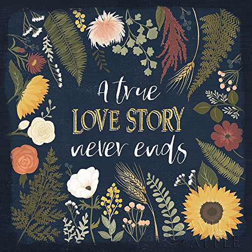 Posterazzi Collection Autumn Romance V Poster Print by Laura Marshall 12 x 12