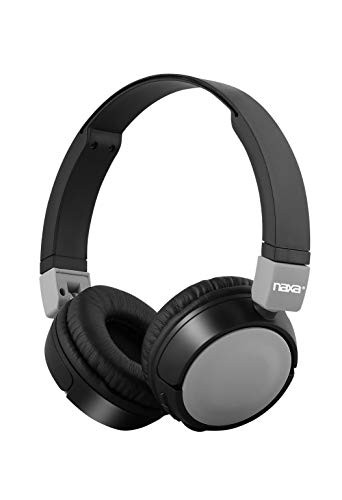 NAXA Electronics NE-975 Gray Backspin Bluetooth Headphones Gray