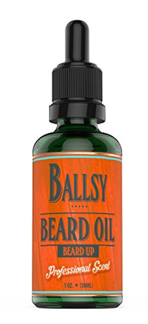 BALLSY Beard Oil ConditionerAll Natural Organic Argan  and  Jojoba Oil  and  MorePromotes Beard Growth Soften Moisturize  and  Strengthen Beards  and  MustachesAll-in-One Best Beard Oil
