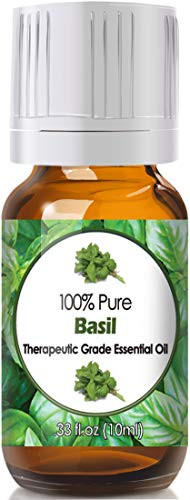 Basil Essential Oil for Diffuser  and  Reed Diffusers 100 percent Pure Essential Oil 10ml