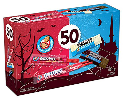 HERSHEYS Halloween Candy Assortment Twizzlers Cookies N Crème HERSHEYS 50 Count