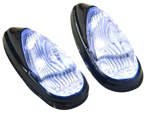 K and S Technologies 25-9534 BlackClear LED Mini Flush Mount Marker Light
