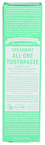 Dr. Bronners Spearmint Toothpaste 5 OZ