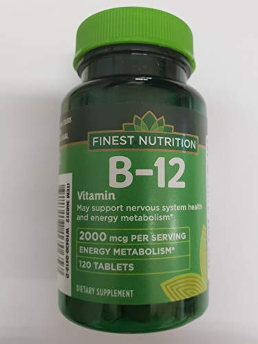 Finest Nutrition Timed Release Vitamin B12 2000mcg Tablets 120 ea