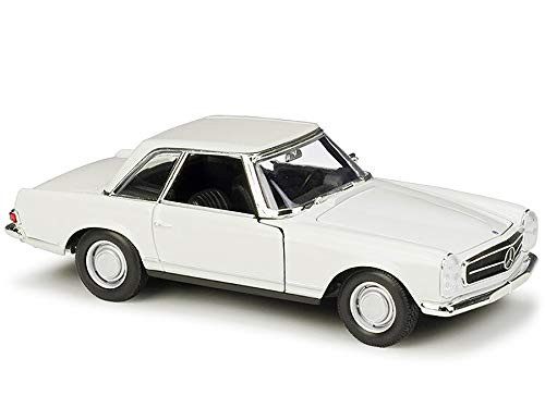 Mercedes 1963 Benz 230SL Coupe Cream NEX Models 124 Diecast Model Car by Welly 24093
