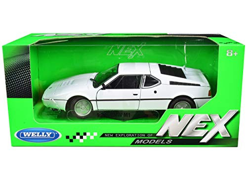 Welly M1 Coupe White NEX Models 124 Diecast Model Car 24098 Welly M1 Coupe White NEX Models 124 Diecast Model Car 24098