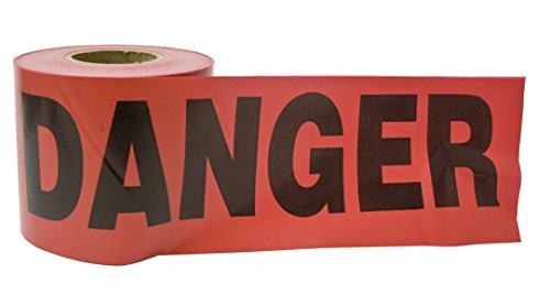 Barricade Tape Red Danger 300ft.