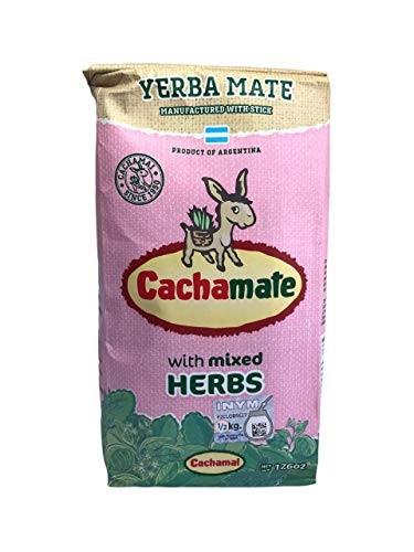 Yerba Mate Cachamate with Herbal Mix w Boldo and Mint 500g