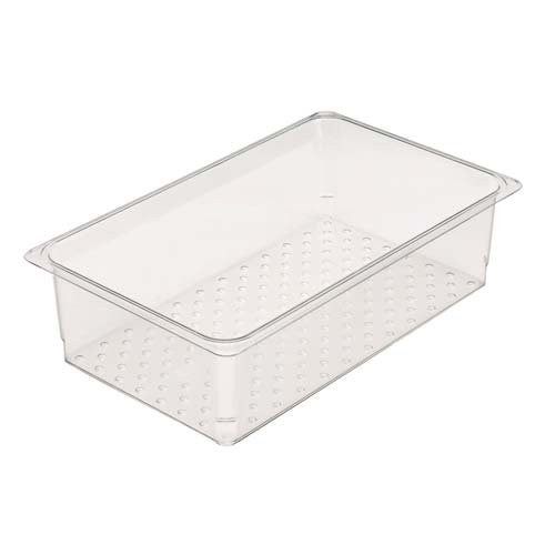 Cambro 15CLRCW Cold Food Pan Colander 6inchH Full-Size Camwear