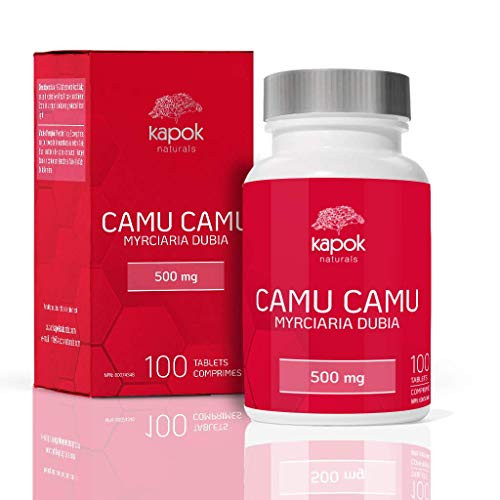 Kapok Naturals Camu Camu 100x 500mg Wholefood Vitamin C Tablets. Use Camu Camu Powder to Boost Immunity Liver Cleanse  and  Reduce Inflammation. Available as Camu Camu Capsules or Camu Camu Pills.