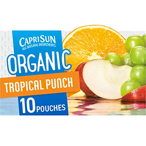 Capri Sun Organic Tropical Punch Ready-to-Drink Juice 10 Pouches