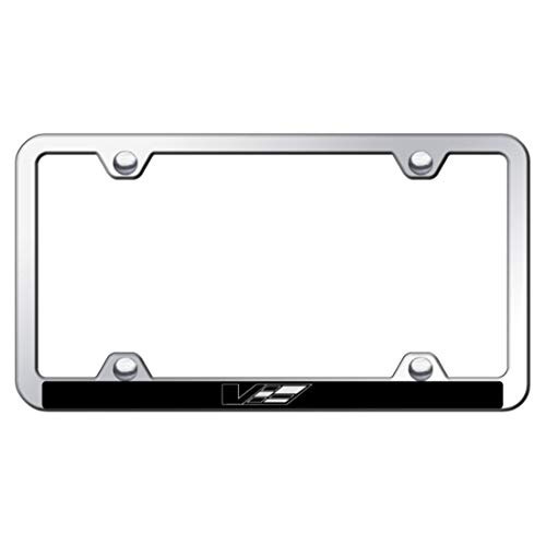 Au-Tomotive Gold INC. License Plate Frame for Cadillac V Plastic Chrome Au-Tomotive Gold INC. License Plate Frame for Cadillac V Plastic Chrome