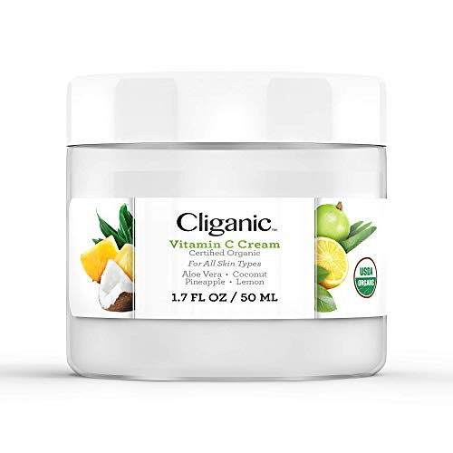 Cliganic Organic Vitamin C Cream for Face 2oz Cliganic Organic Vitamin C Cream for Face 2oz