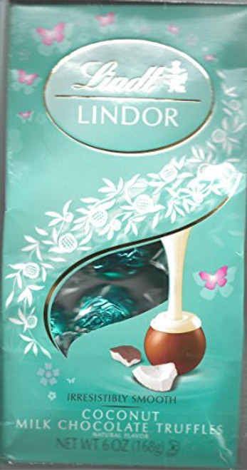 Lindt Lindor Coconut Milk Chocolate Truffles 6 oz Lindt Lindor Coconut Milk Chocolate Truffles 6 oz