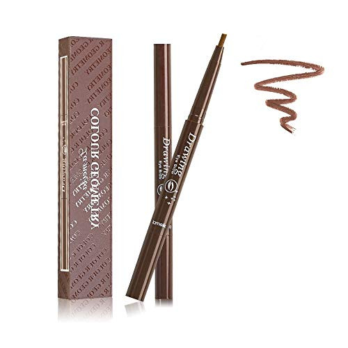 Eyes Makeup Pencil-eyebrow pencilBrow Pencil with Brow BrushLasting eye makeupwaterproof eyebrow pencilPerfect Brow Pencil Professional Makeup Eyebrow Pencil Dark coffee eyebrow