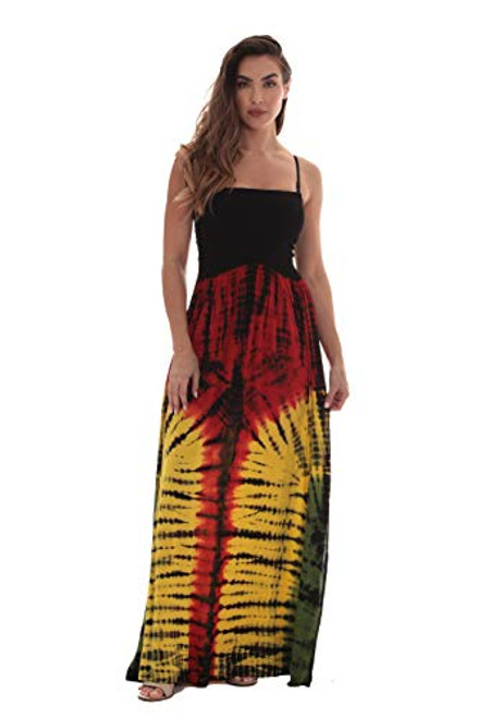 Riviera Sun Rasta Long Smocking Dresses for Women 21932A-M