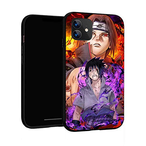 N  A iPhone 11 Pro Max Case Fashion Slim Cases Cover for iPhone 11 Pro Max Naruto-Itachi Sasuke-2