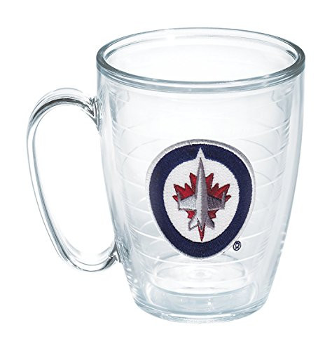 Tervis 1064957"NHL Winnipeg Jets" Mug, Emblem, 16 oz, Clear
