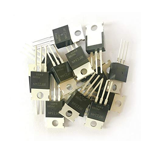 Todiys New 15Pcs for IRFZ34 IRFZ34NPBF 29A 55V TO-220 N-Channel Power Mosfet Transistor IRFZ34N
